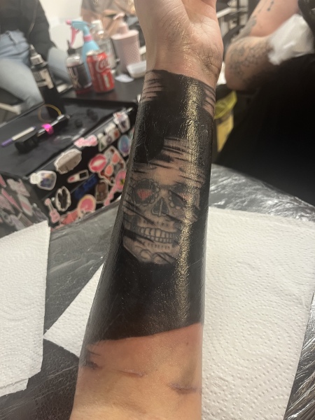 I’m getting my forearm blacked out tomorrow!