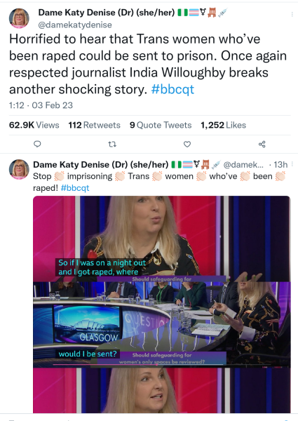 India Willoughby, Question Time Thu 2 Feb 2240