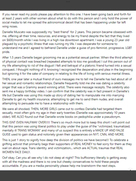 Danielle Muscato accused of sexual assault