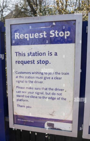 Sick of train driver just passing me