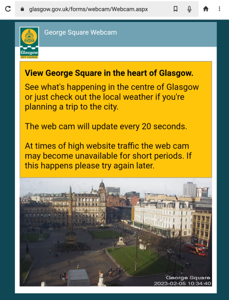 Standing for Women Glasgow 5th Feb