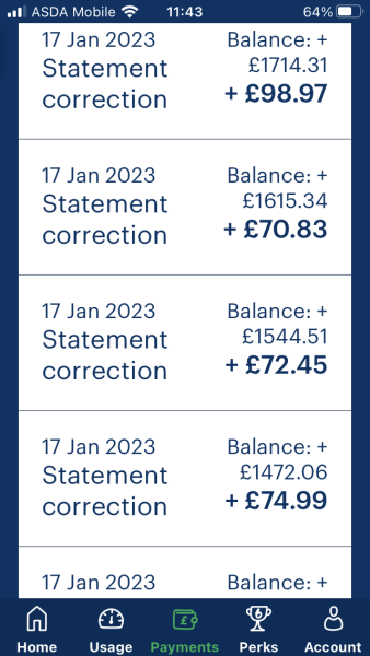 Massive refund on energy bill- check your readings!