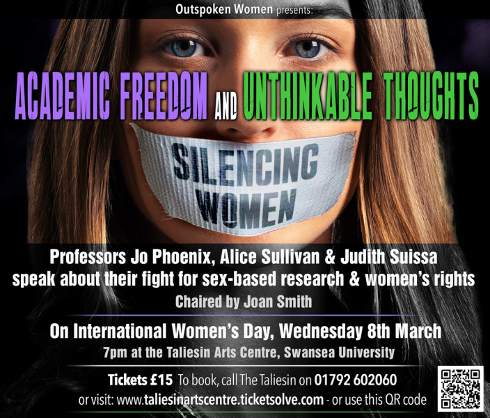 Silencing Women event, Swansea University, 8 March