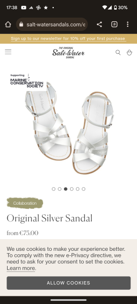 Flat wedding shoes / sandals