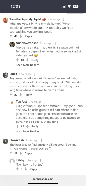 To find the word "female" demeaning