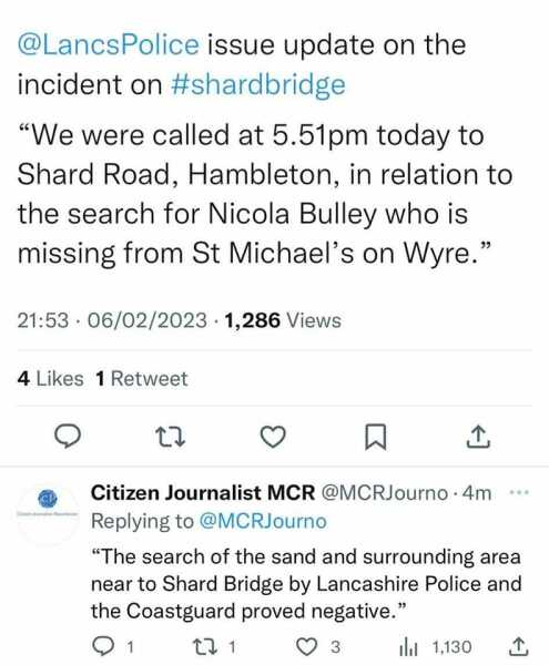 Missing Woman Nicola Bulley 2