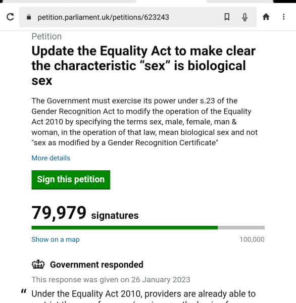 Petition to Update the Equality Act - thread 2