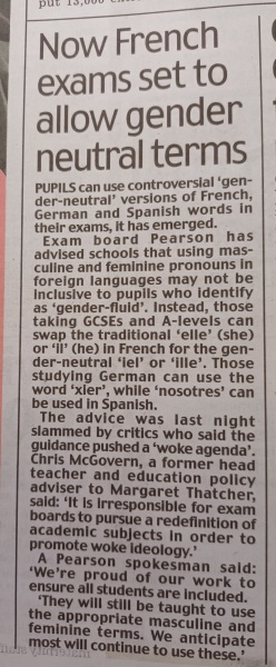 Exam board insanity