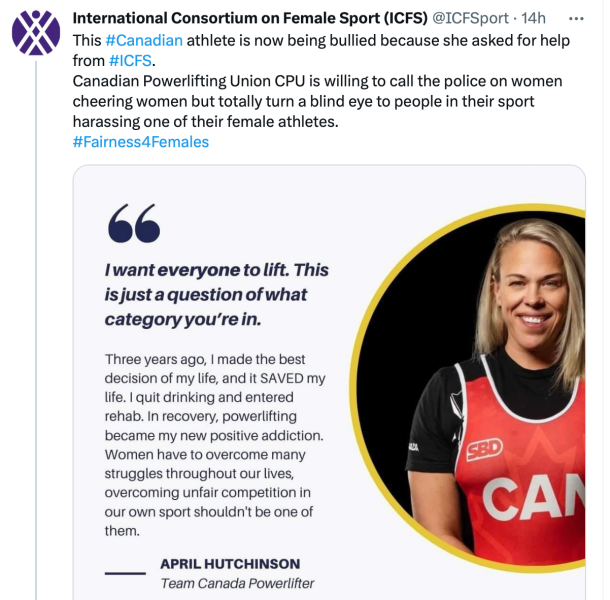 Elite sports people speaking up!