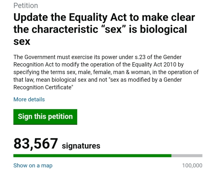 Petition to Update the Equality Act - thread 2