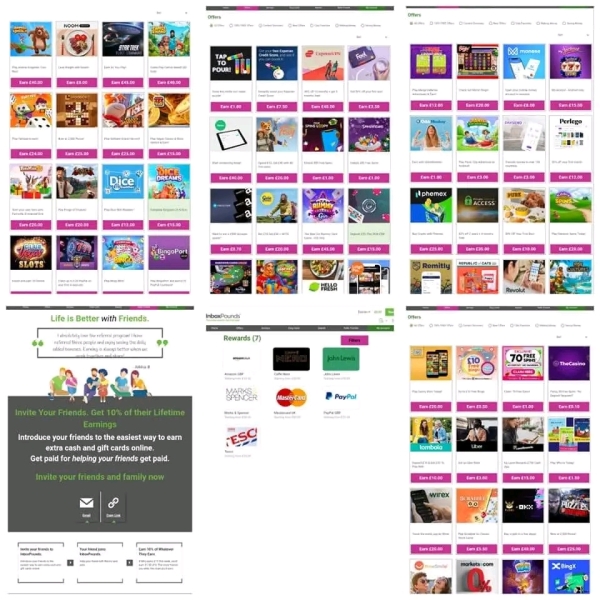 Inbox pounds earn £10-120 for playing free games!! 