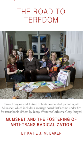 Remember the article The Road to Terfdom?