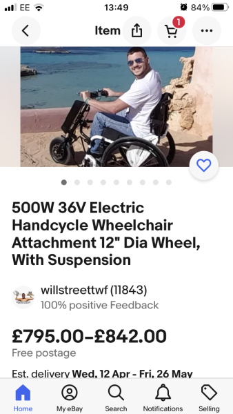 Anyone around who uses an electric wheelchair 