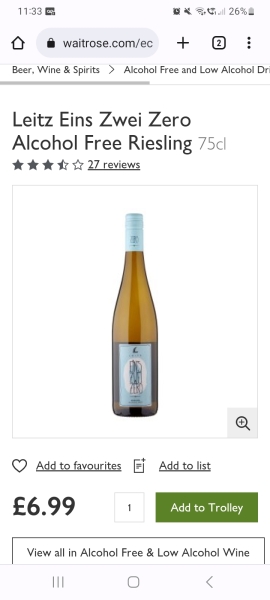 Good non alcoholic wines??