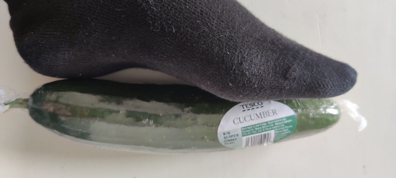 To think a cucumber should be