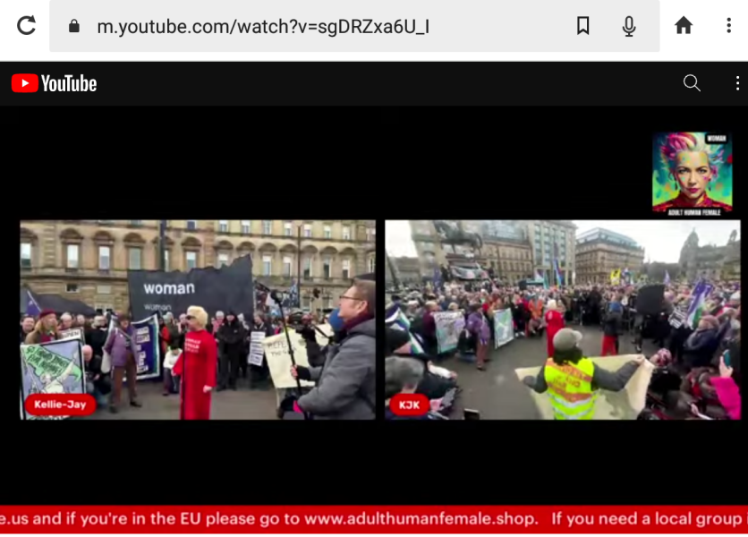 Standing for Women Glasgow 5th Feb