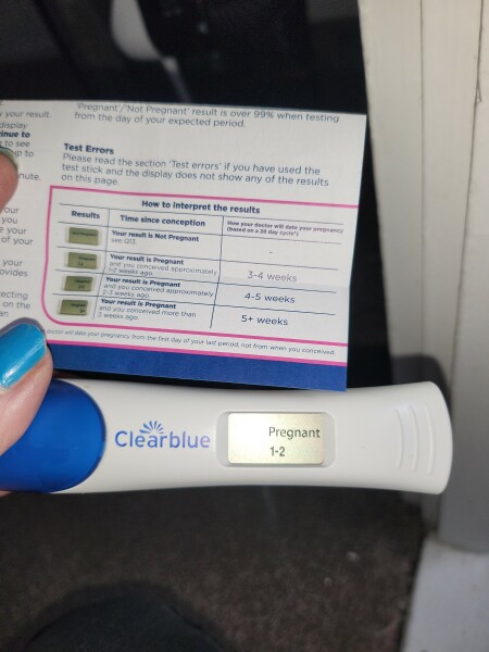 2 lines on first response but negative digital