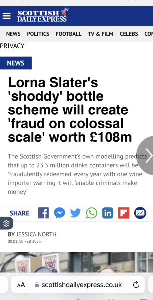 Interesting developments in Scotland 