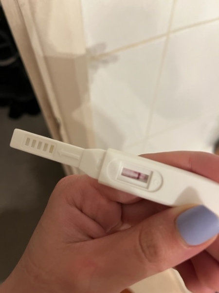 Will you wait with me for my pregnancy test results?
