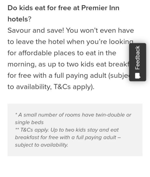 Hotel expecting me to share a bed with one of my sons