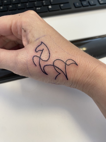 I’m getting my forearm blacked out tomorrow!