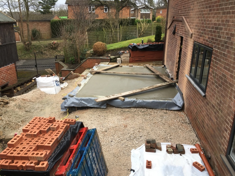 Self build extension 