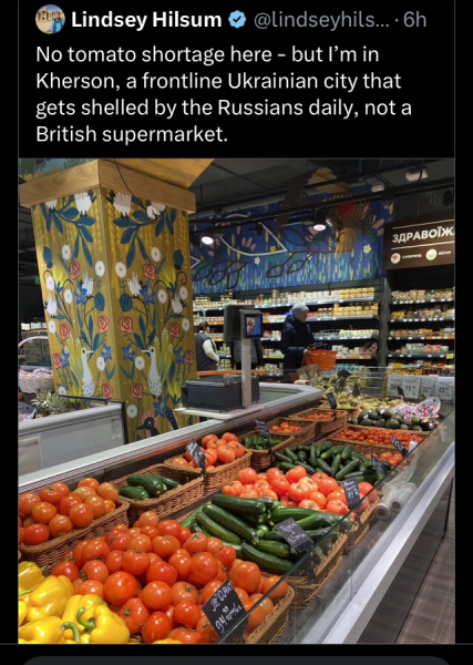 Shortage of tomatoes in the middle of February