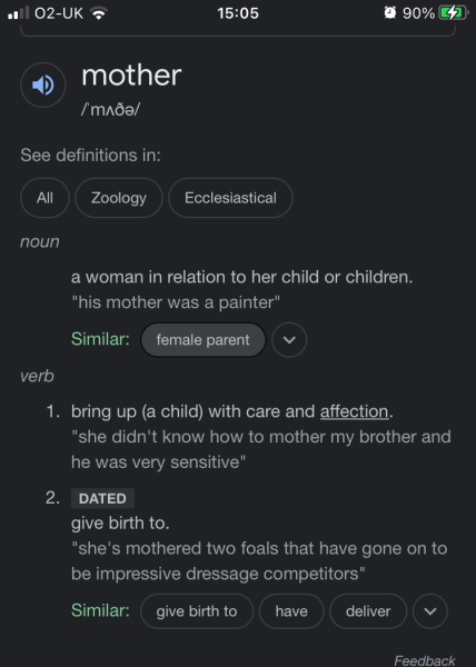 Trans Widows are the only mothers of our children.