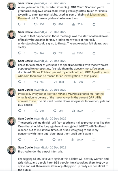 Scotland PIE and LGB research thread