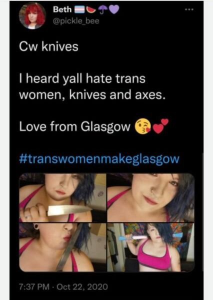 To find the word "female" demeaning