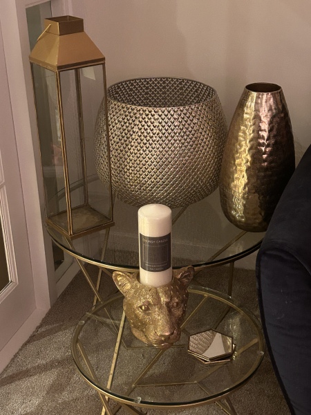 I need a large gold/brass thing. 