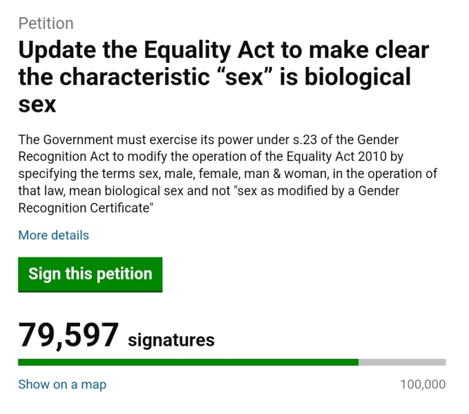 Petition to Update the Equality Act - thread 2
