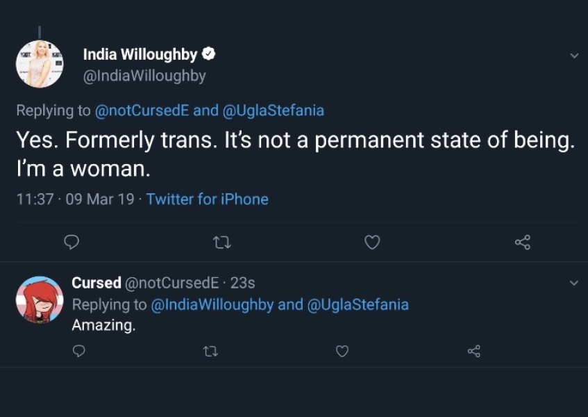India Willoughby, Question Time Thu 2 Feb 2240