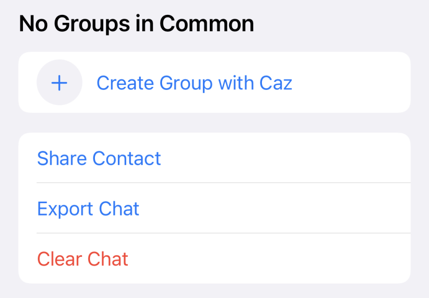 Whatsapp chats split over 2 handsets - any way to combine?