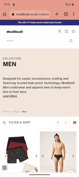 Modibodi and gender