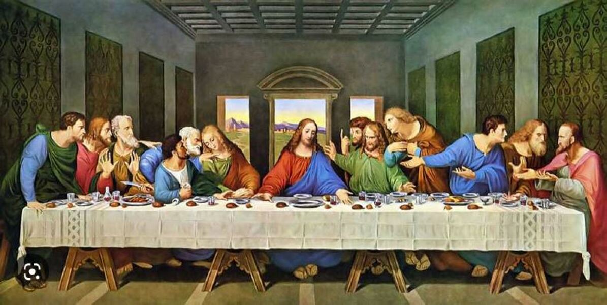da Vinci's Last Supper painting