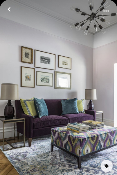 To put bright orange cushions on this sofa?