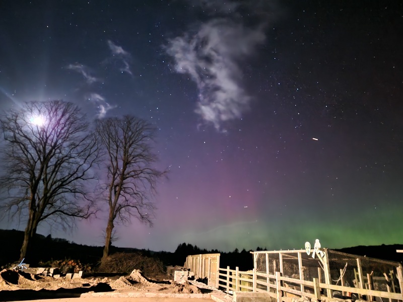 Northern lights in the UK