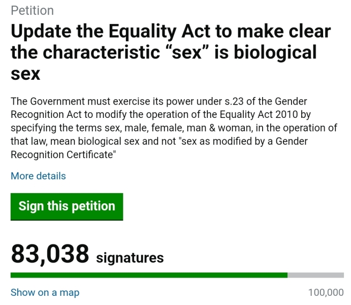 Petition to Update the Equality Act - thread 2
