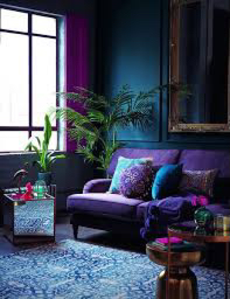 To put bright orange cushions on this sofa?