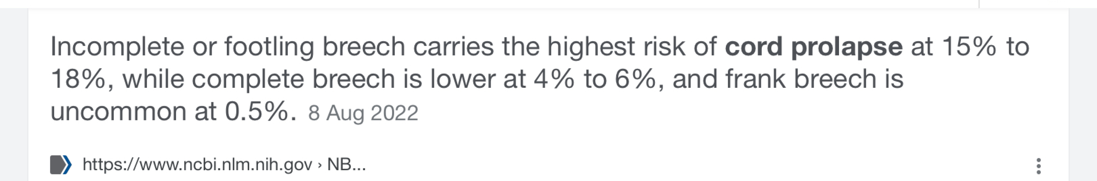 Can i refuse - risk of cord prolapse