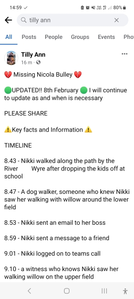 Missing Woman Nicola Bulley 6