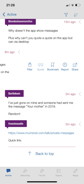 Private messages on MN