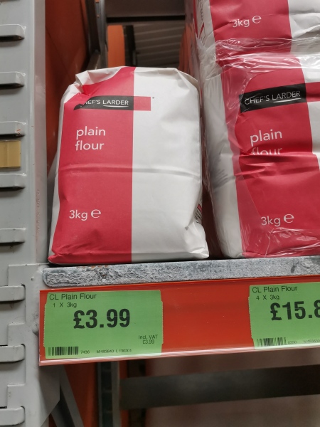 To tell you food wholesalers are more expensive than supermarkets? 