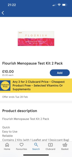 Home test?