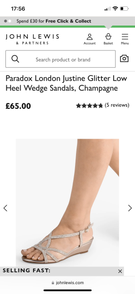 Shoes needed to go with a dress