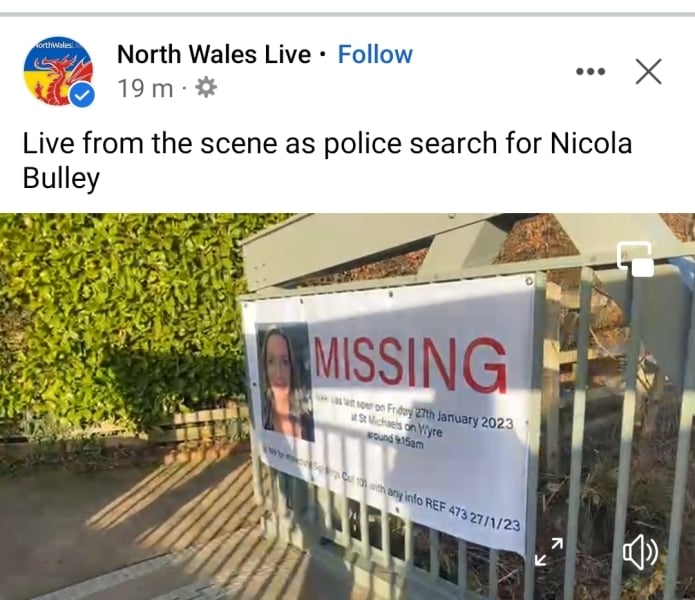 Missing Woman Nicola Bulley 2