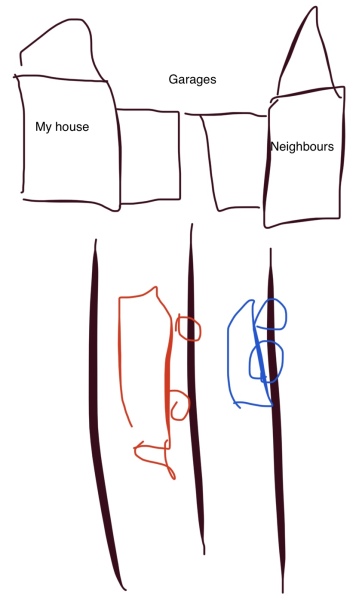 To park on my drive out of pettiness?