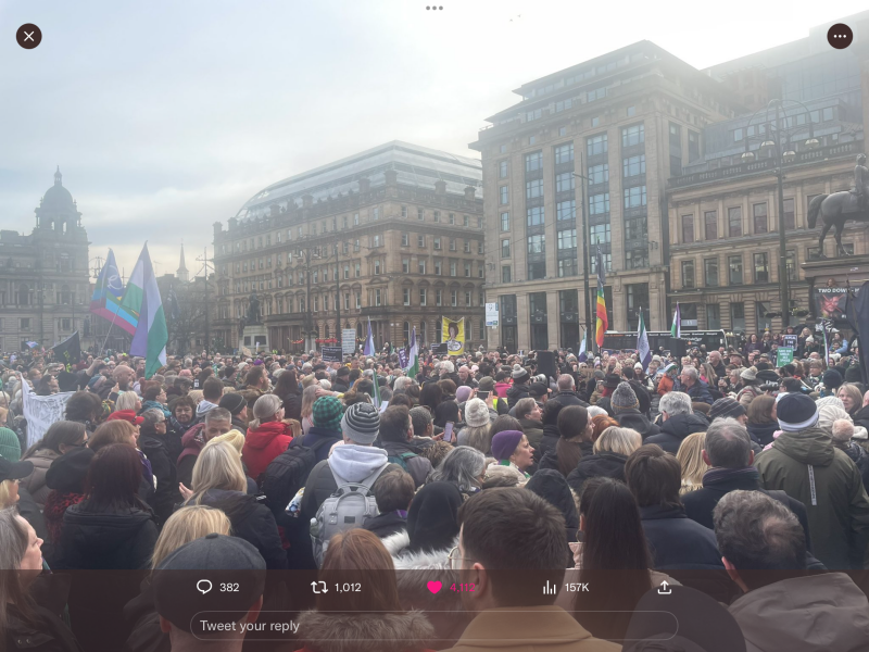 Standing for Women Glasgow 5th Feb