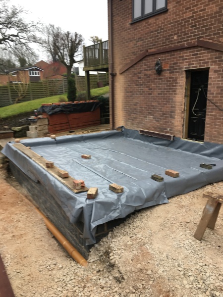 Self build extension 